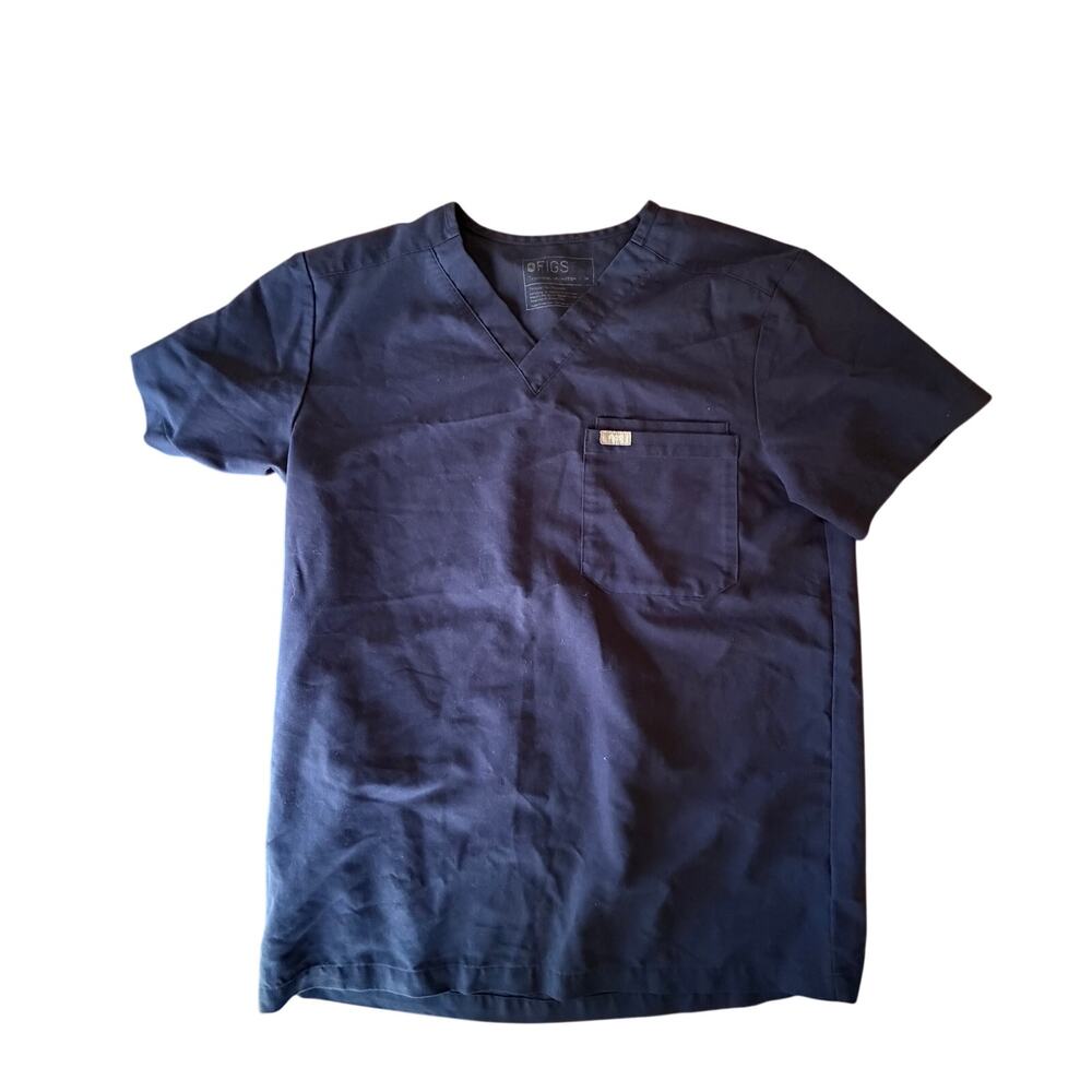 Set of Figs men’s Scrubs Medium Technical Top Medium Tall Cairo Cargo pants navy